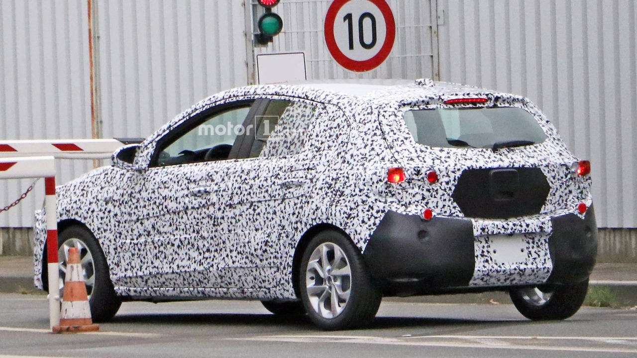 2018 Opel Corsa spy photo